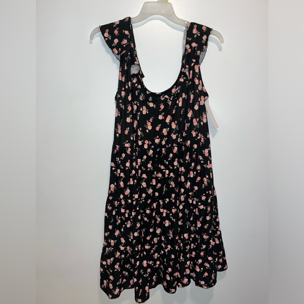 NWT Plus Size Floral 2X Summer Dress Stretch Soft Material
